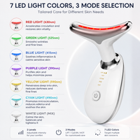 7-Color LED Neck &amp; Face Lifting Massager