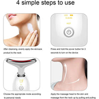 7-Color LED Neck &amp; Face Lifting Massager